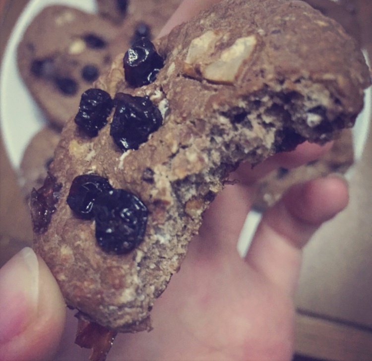 蔓越莓红糖燕麦饼干