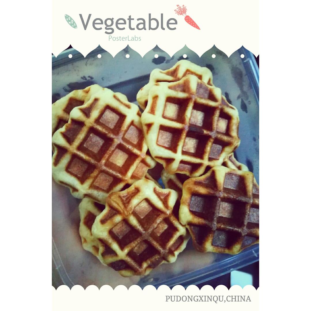 华夫饼 - 外脆内软的比利时华夫 | 田螺快手早餐
