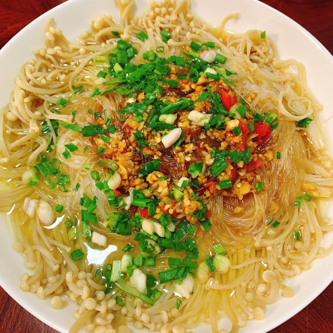 蒜蓉粉丝金针菇