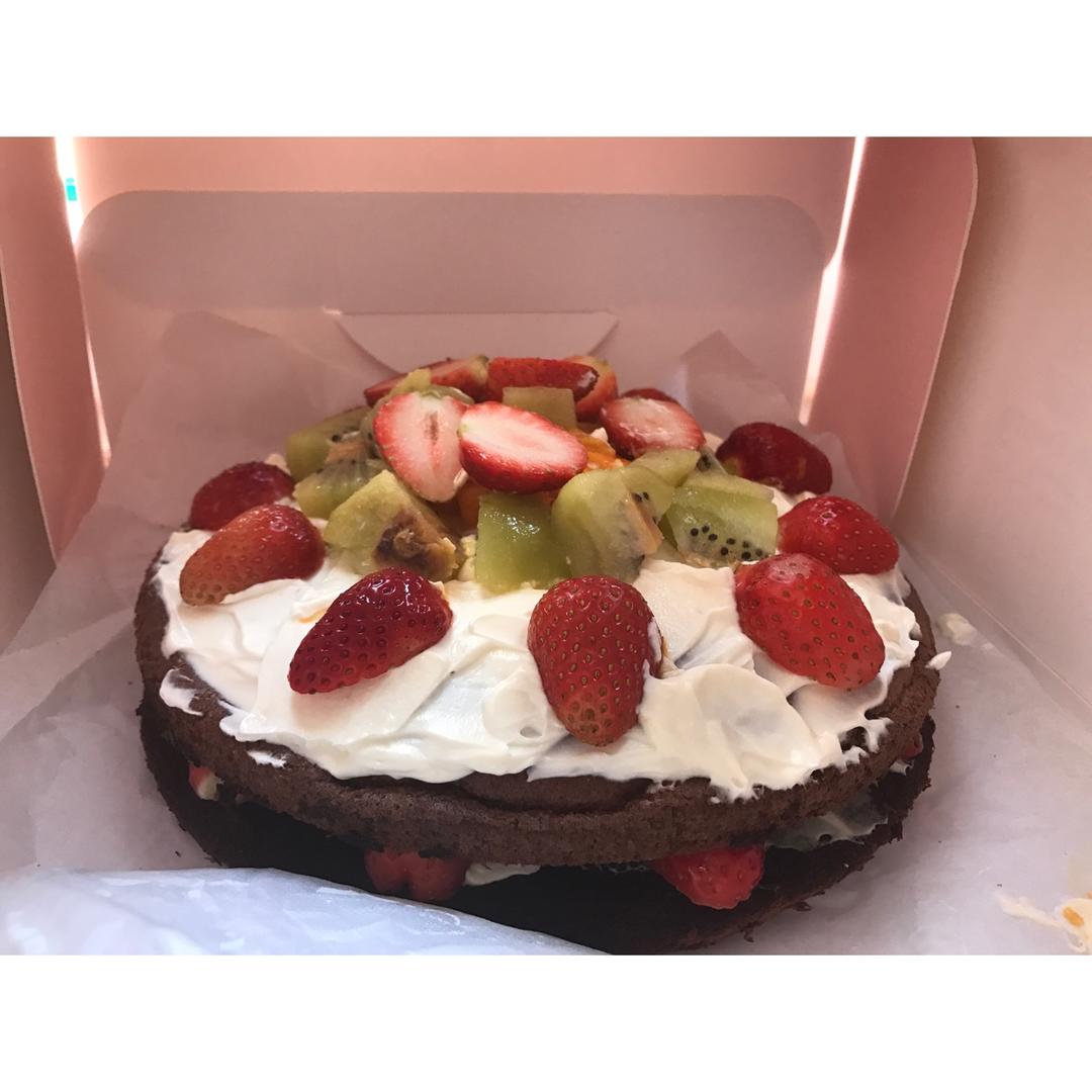 不消泡的巧克力戚风