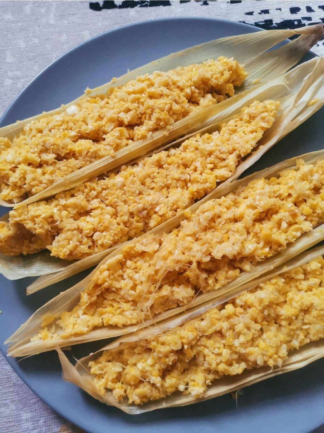 蒸鲜玉米饼