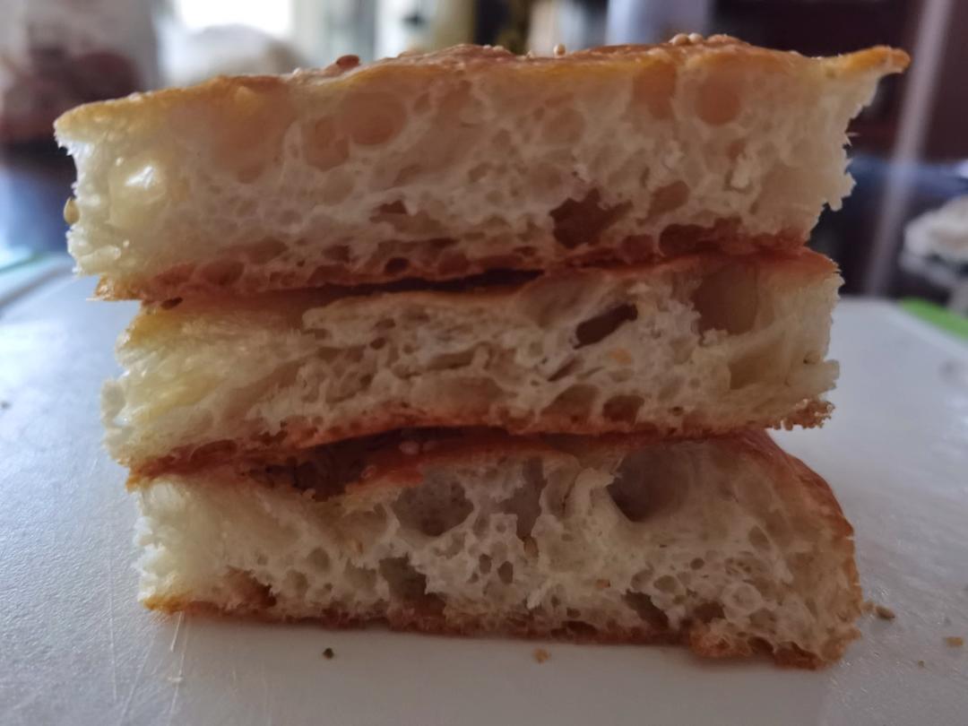 『研究了2年的完美食谱』最简单的免揉佛卡夏