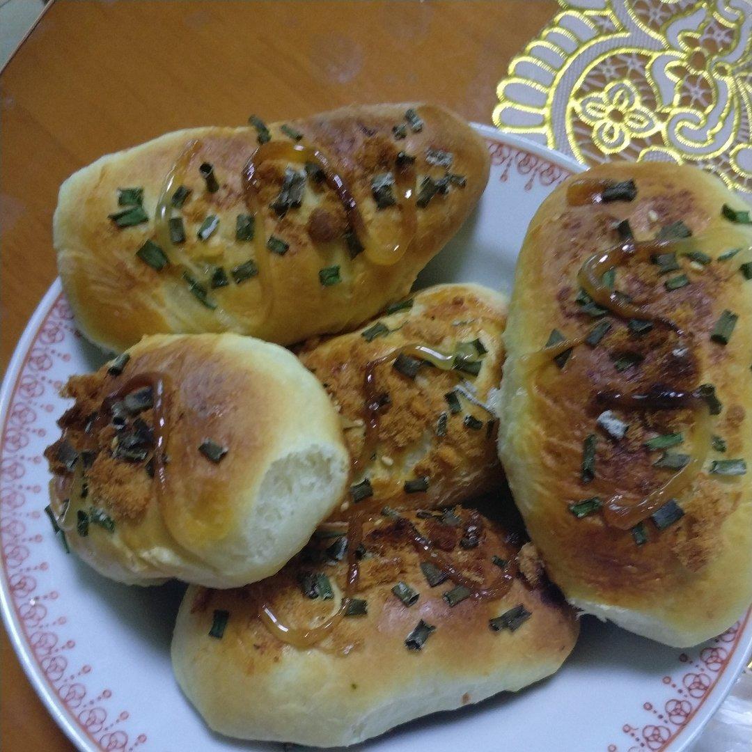 香葱火腿肉松面包
