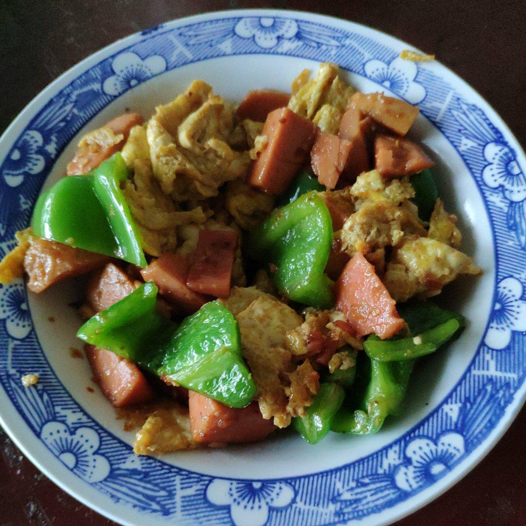 零失败🔥巨好吃又下饭的青椒火腿肠炒鸡蛋🔥