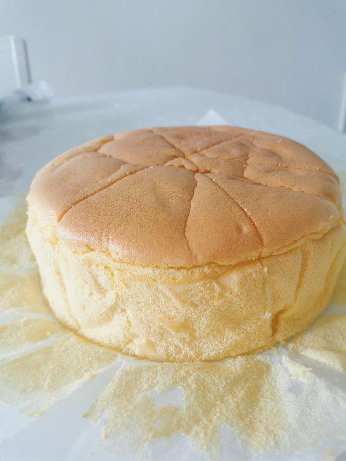 8寸圆形模具的古早蛋糕，完美方子！