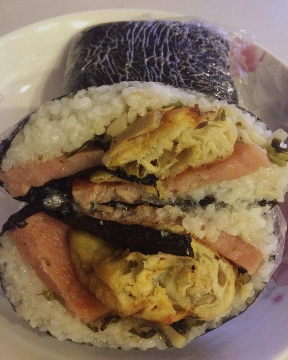 蟹肉沙拉饭团
