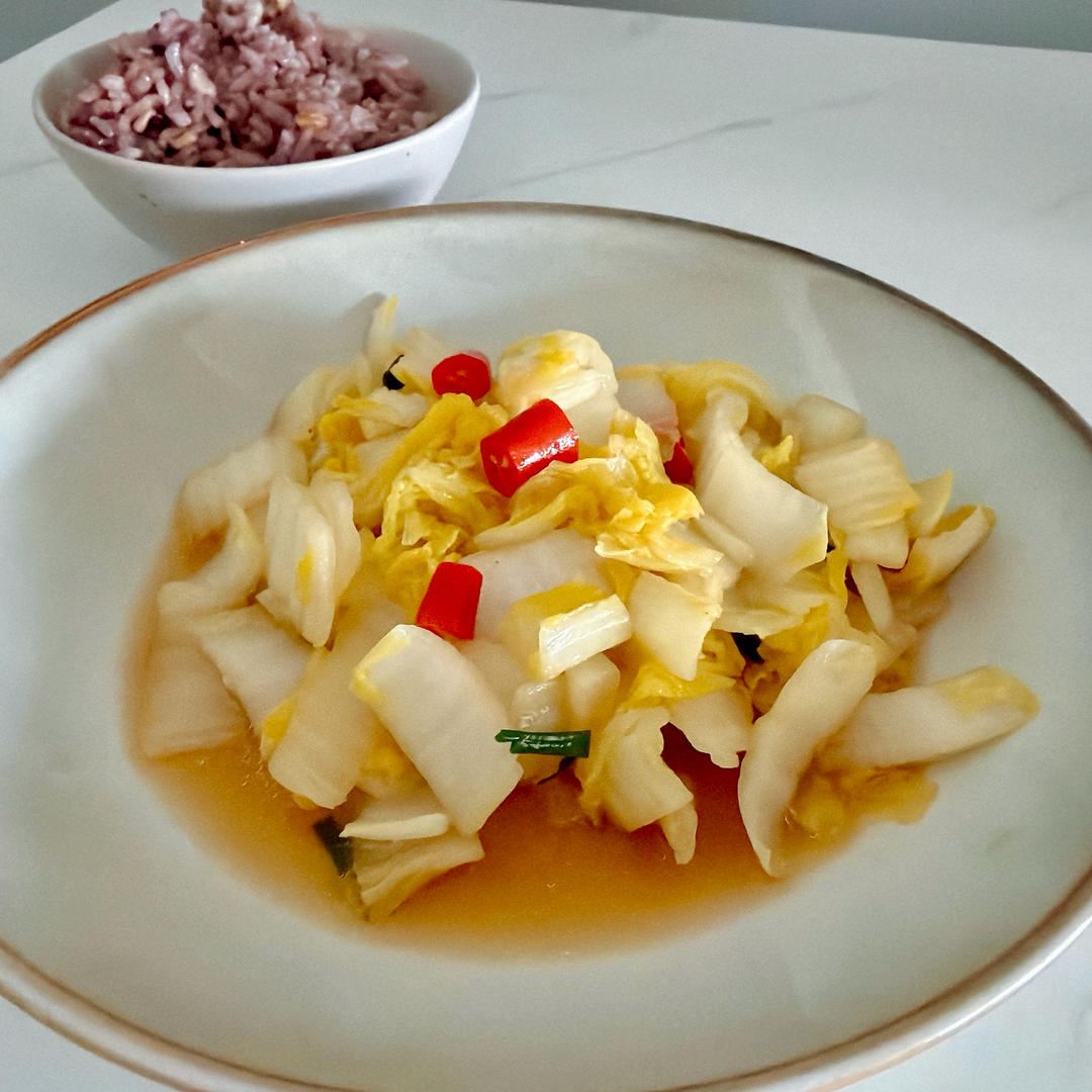 酸辣开胃又下饭的小炒娃娃菜