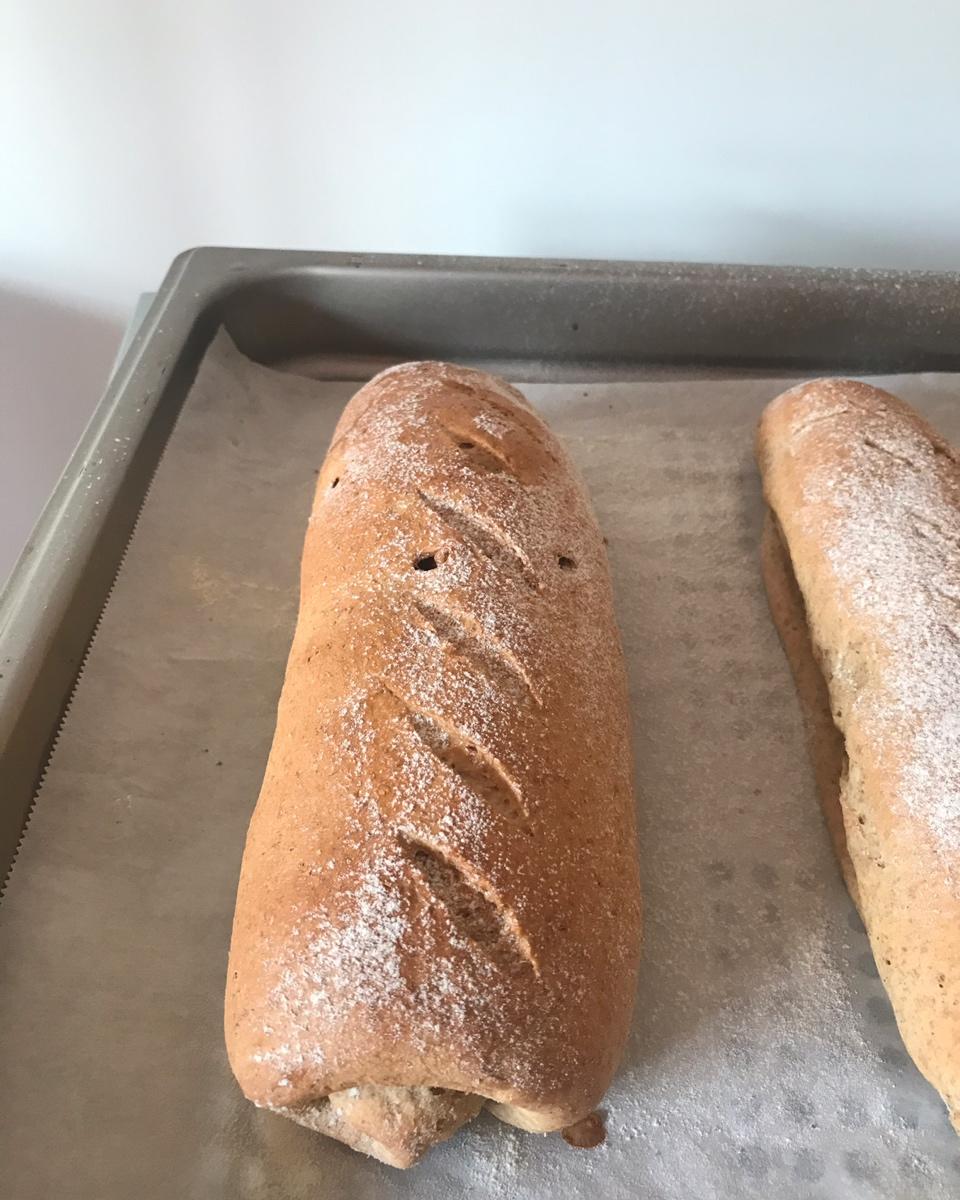 蔓越莓全麦黑糖面包