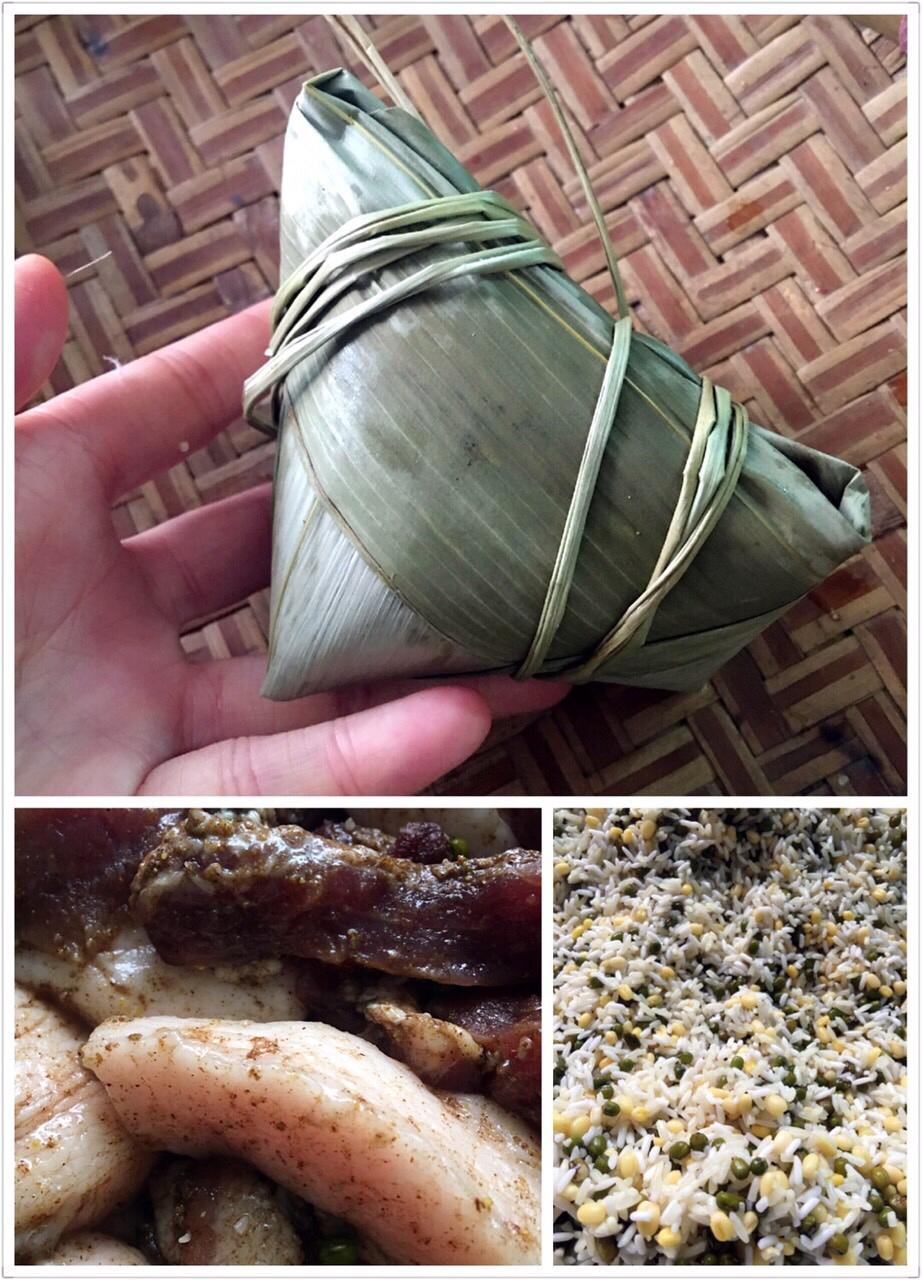 广式粽子的包法