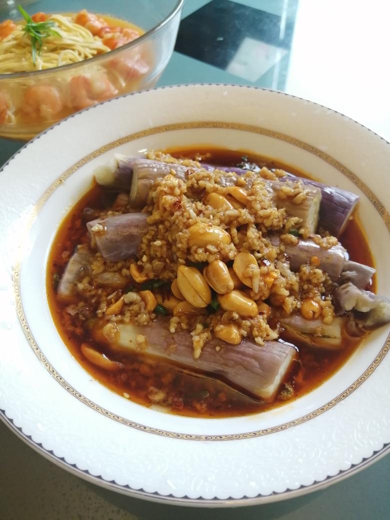 夏天的味道-凉拌茄子-快手菜的做法