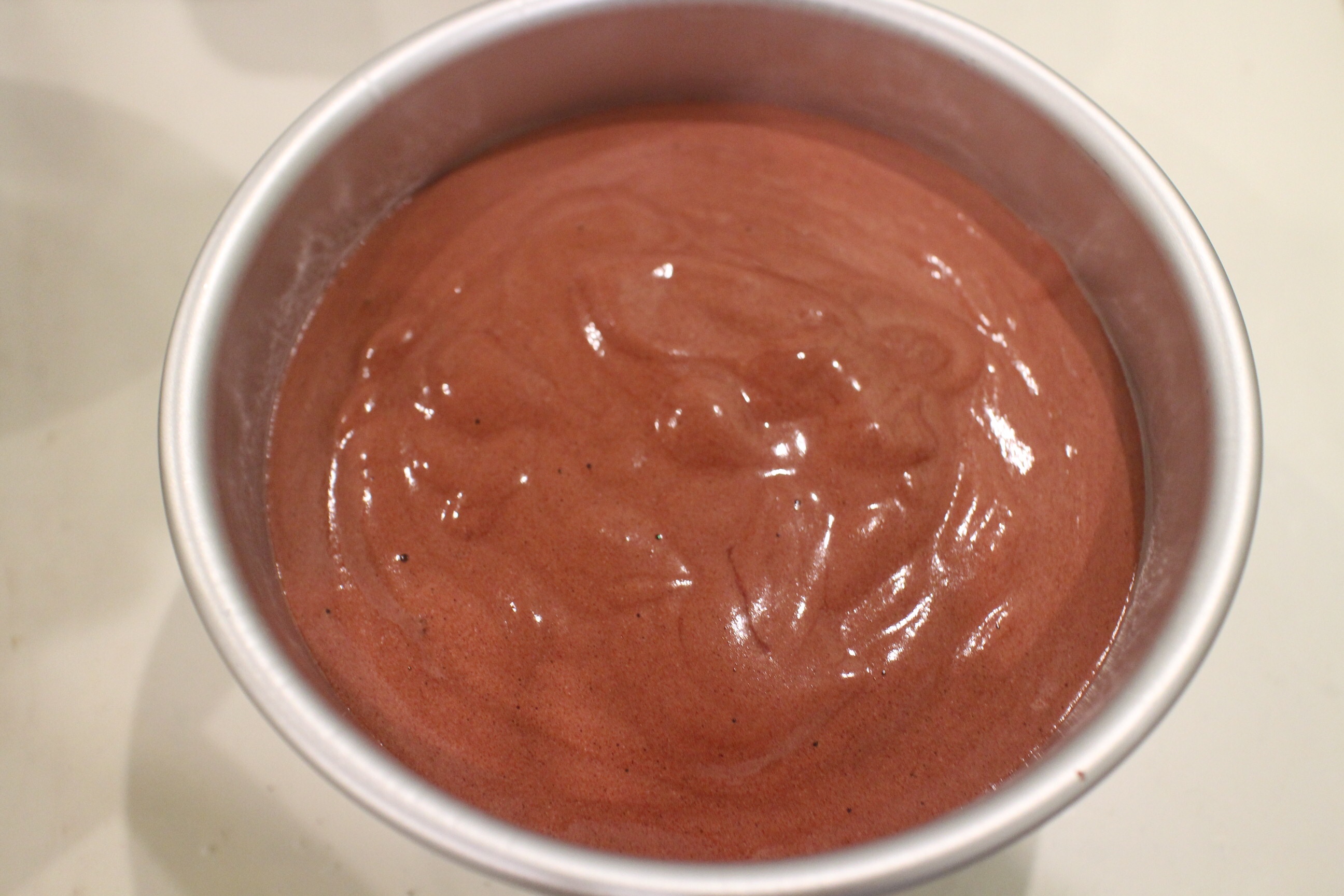红丝绒裸蛋糕（含烫面戚风蛋糕胚做法）的做法 步骤5