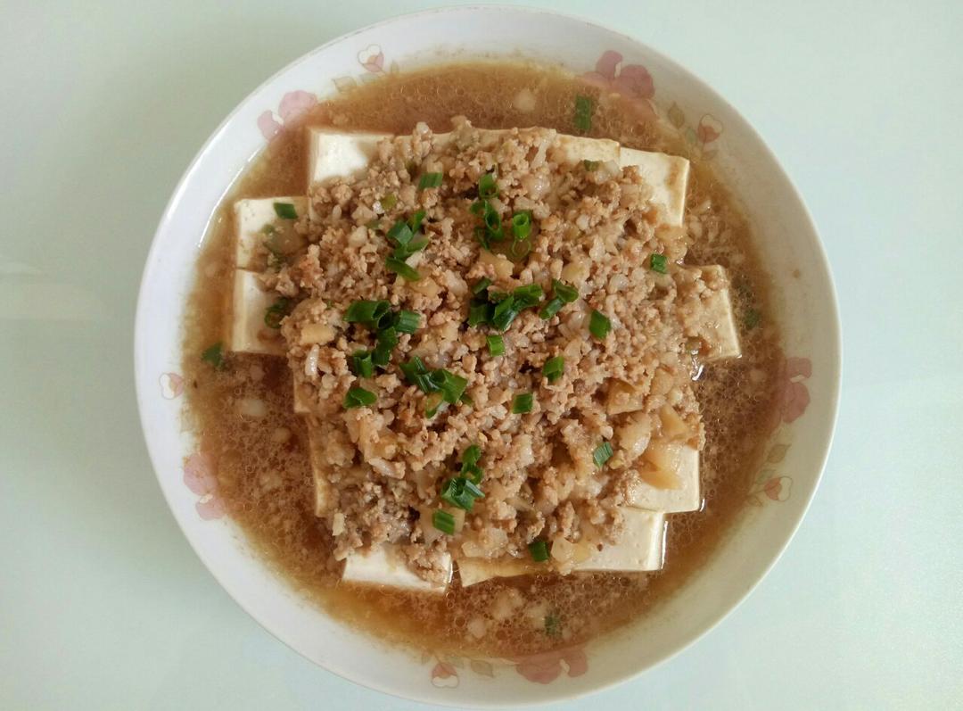 肉末蒸豆腐