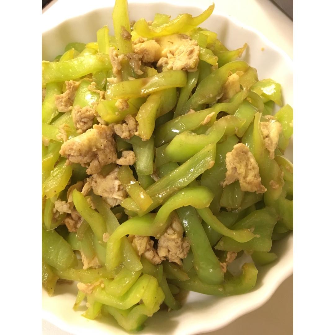 oy欣冉做的圆椒炒鸡蛋