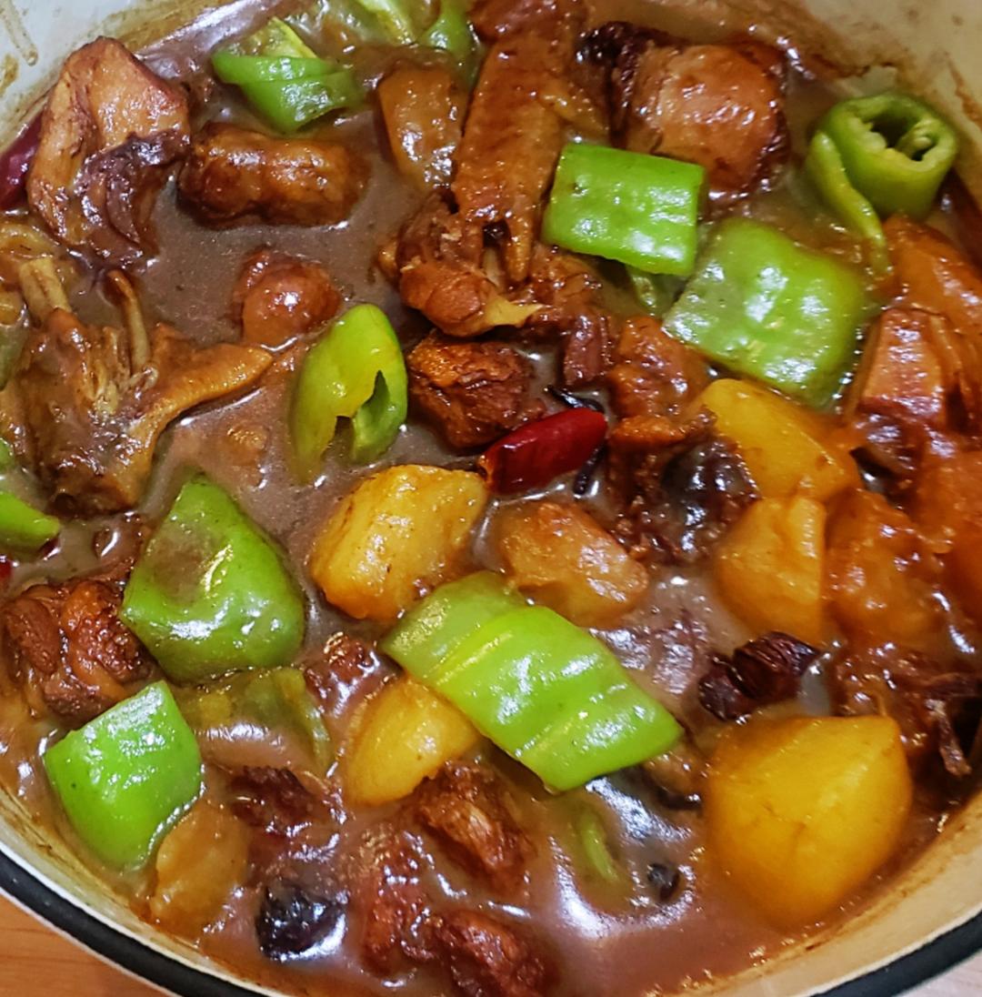 快手版大盘鸡的做法