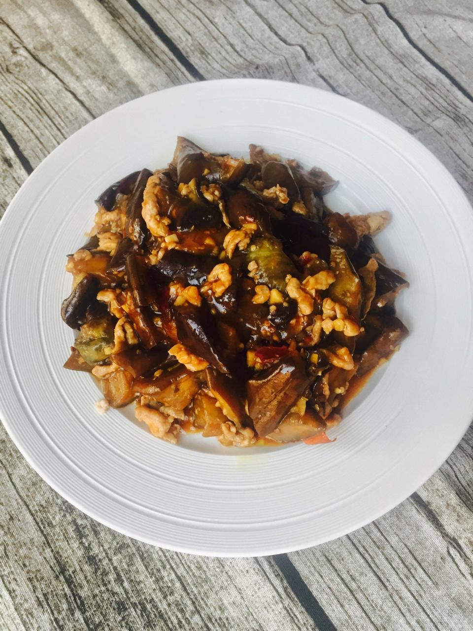 teukyu27做的肉丝烧茄子