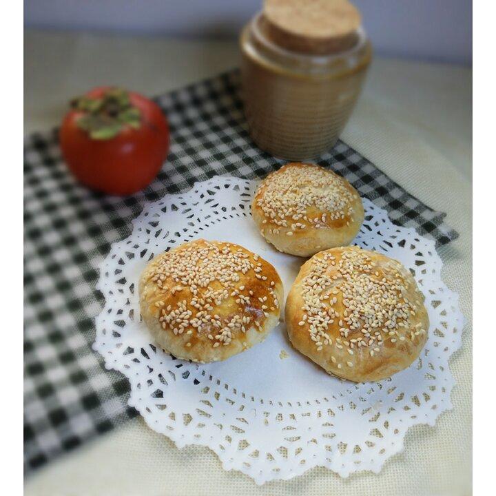 板栗飘香～新手都能学会的甜香板栗饼。(˶‾᷄ ⁻̫ ‾᷅˵)