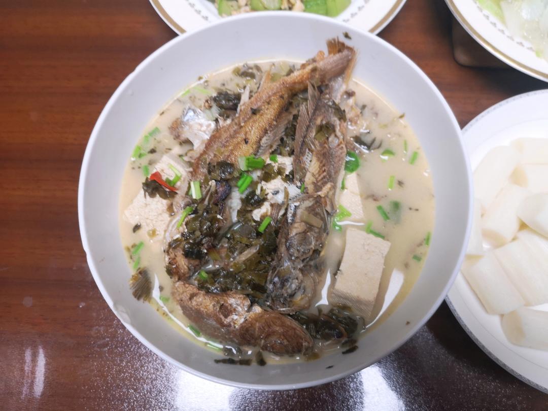 【江浙十大名汤】雪菜小黄鱼豆腐汤