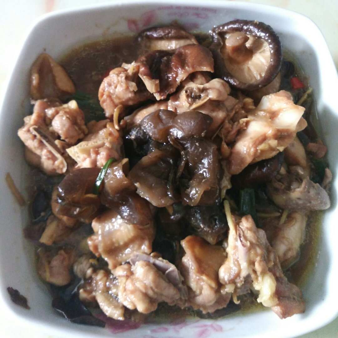 香菇蒸滑鸡