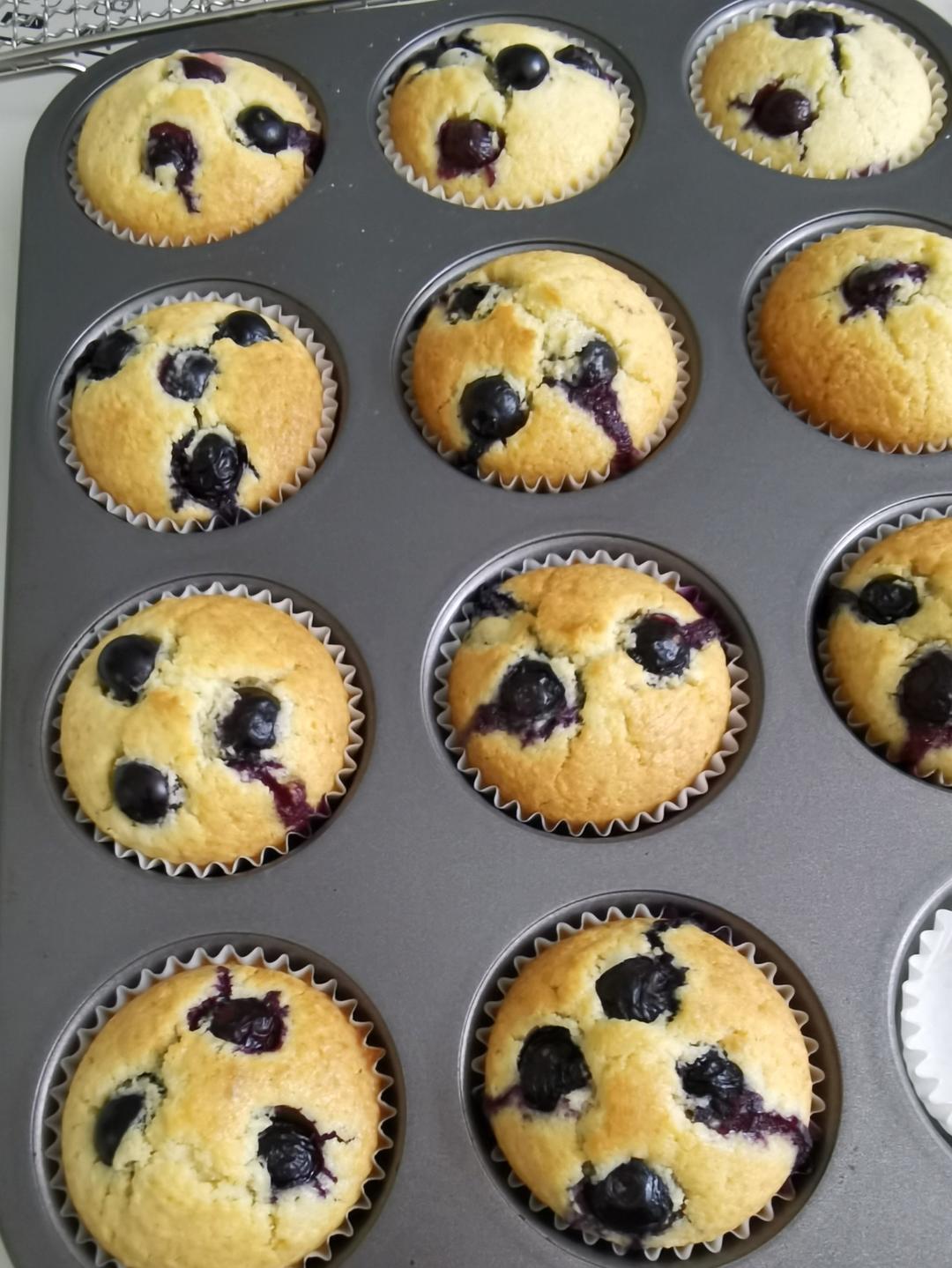 超好吃的蓝莓麦芬