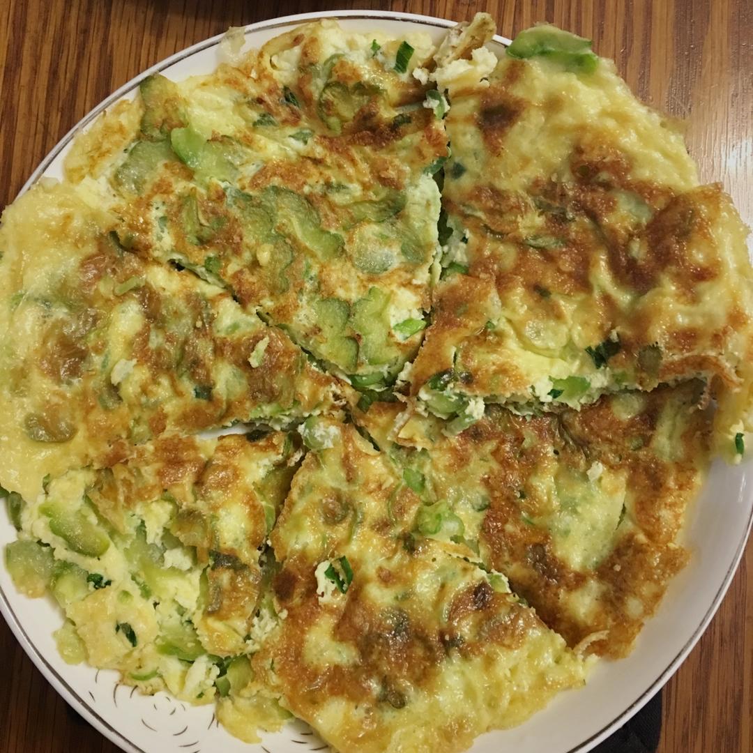 苦瓜鸡蛋饼