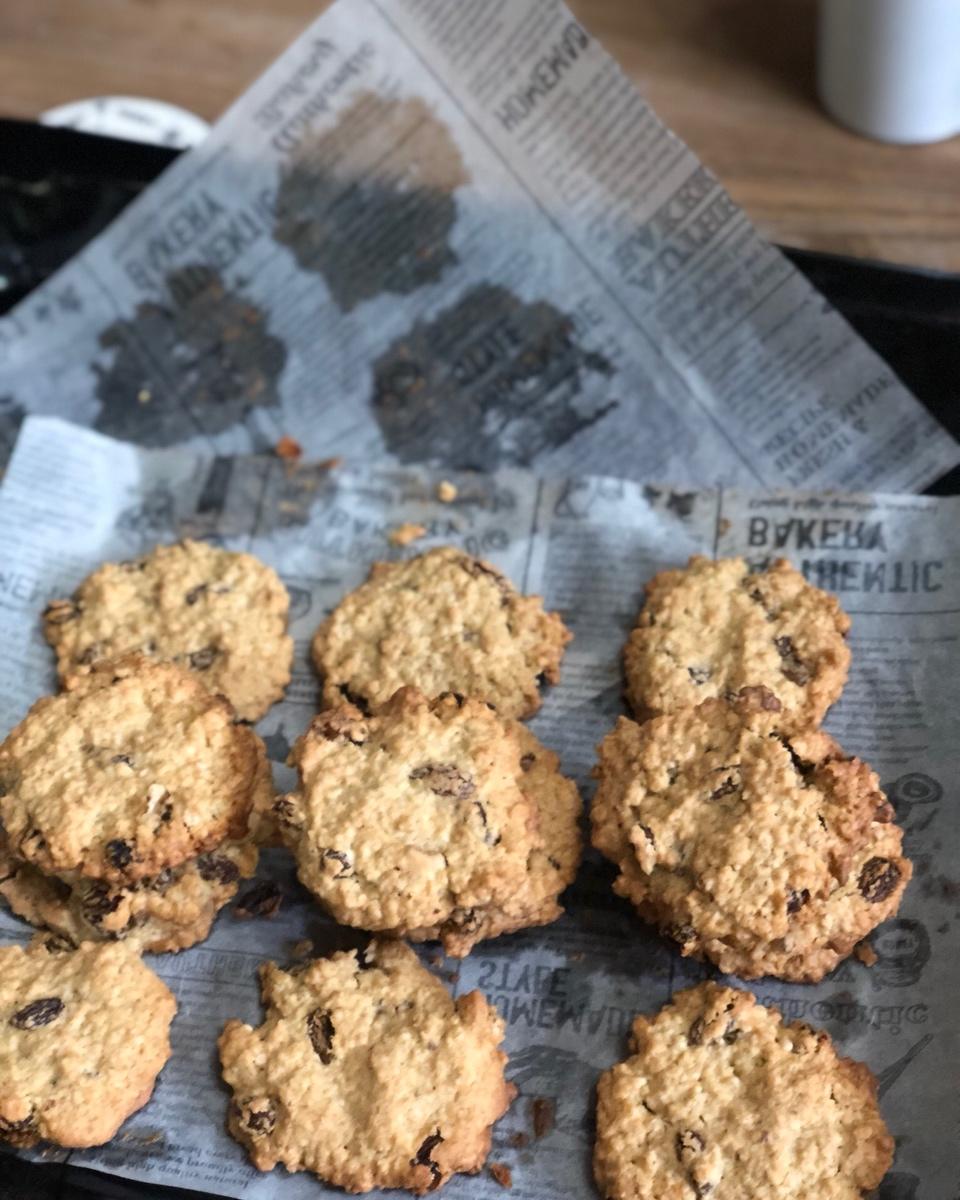 葡萄干麦片曲奇 Oats Cookies