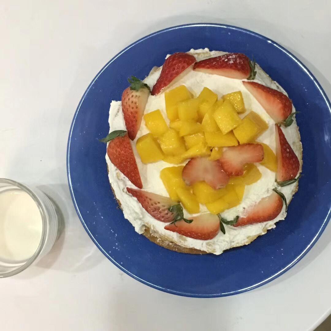 草莓戚风蛋糕【曼达小馆】