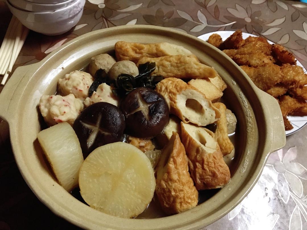 关东煮：日式高汤、甜不辣、福袋制作【曼食慢语】