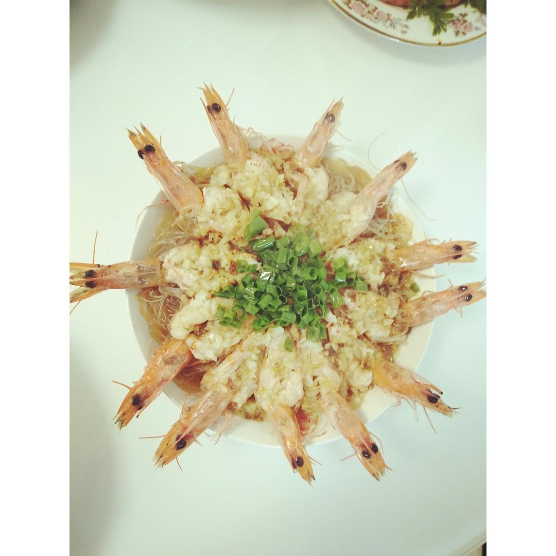 蒜蓉粉丝蒸虾
