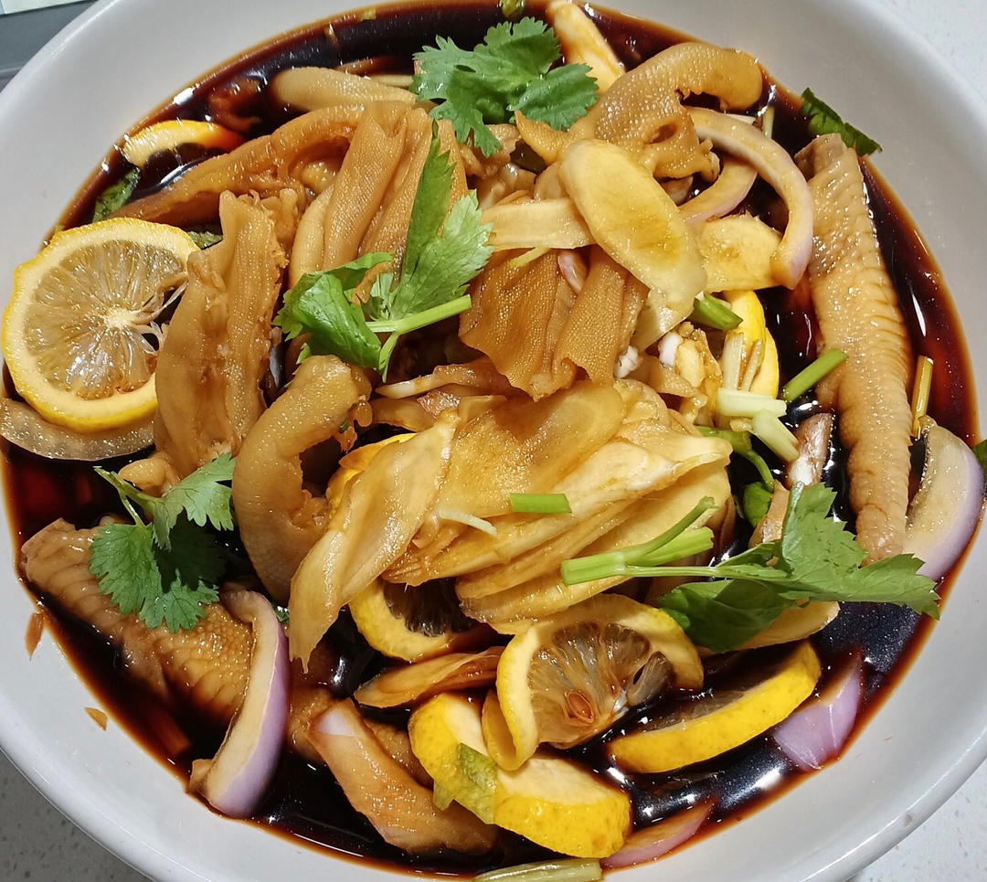 柠檬凤爪的做法