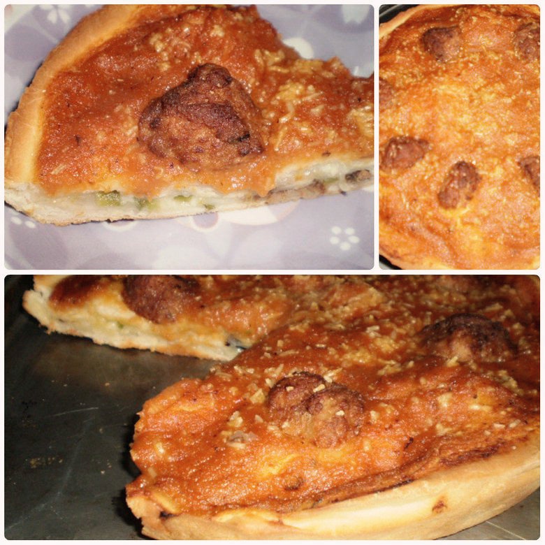 深盘夹馅披萨(stuffed pizza)
