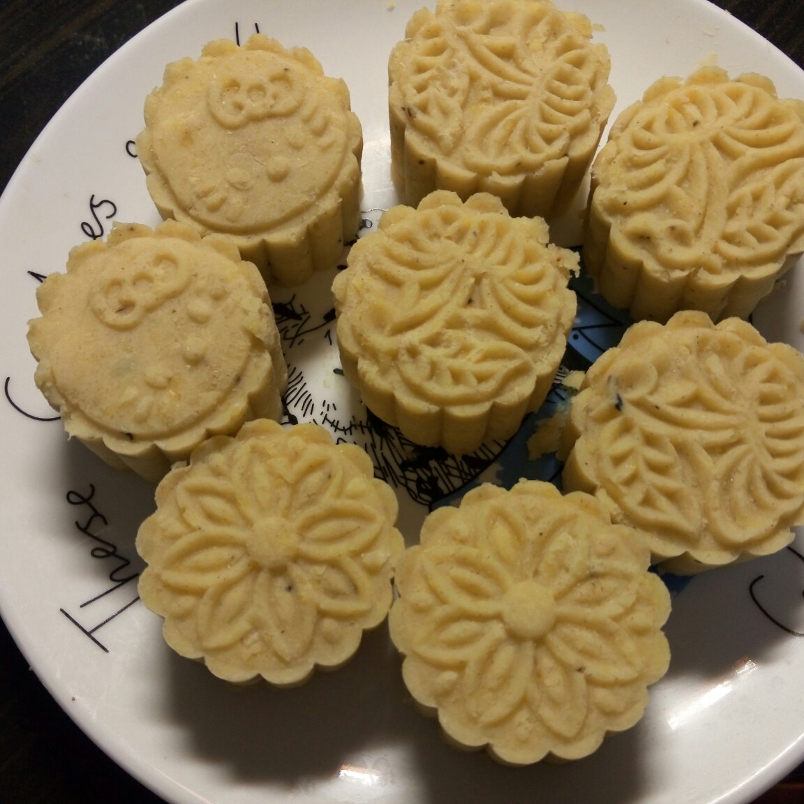 蜜豆馅绿豆糕（无油版）