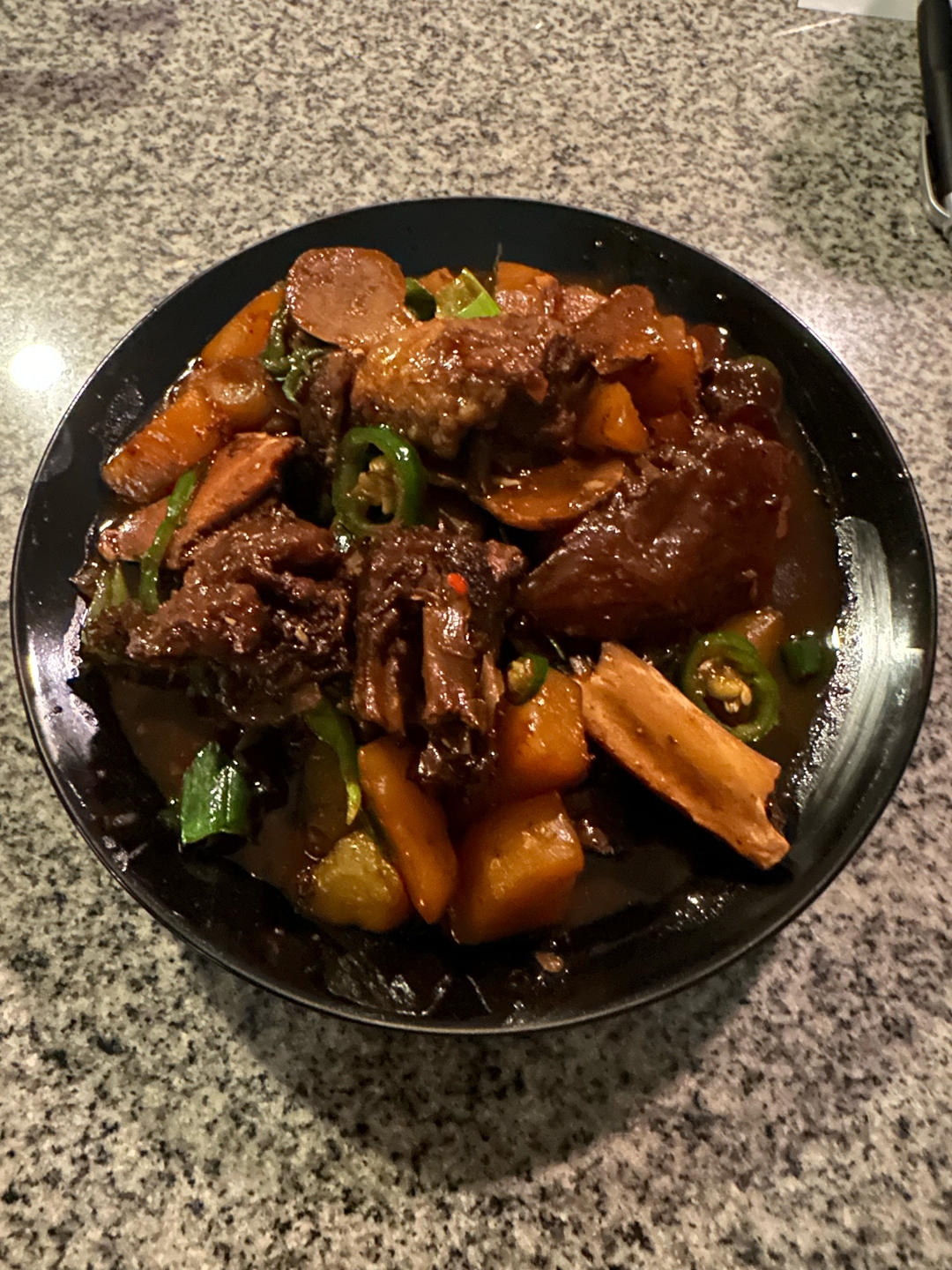 家常红烧牛排骨