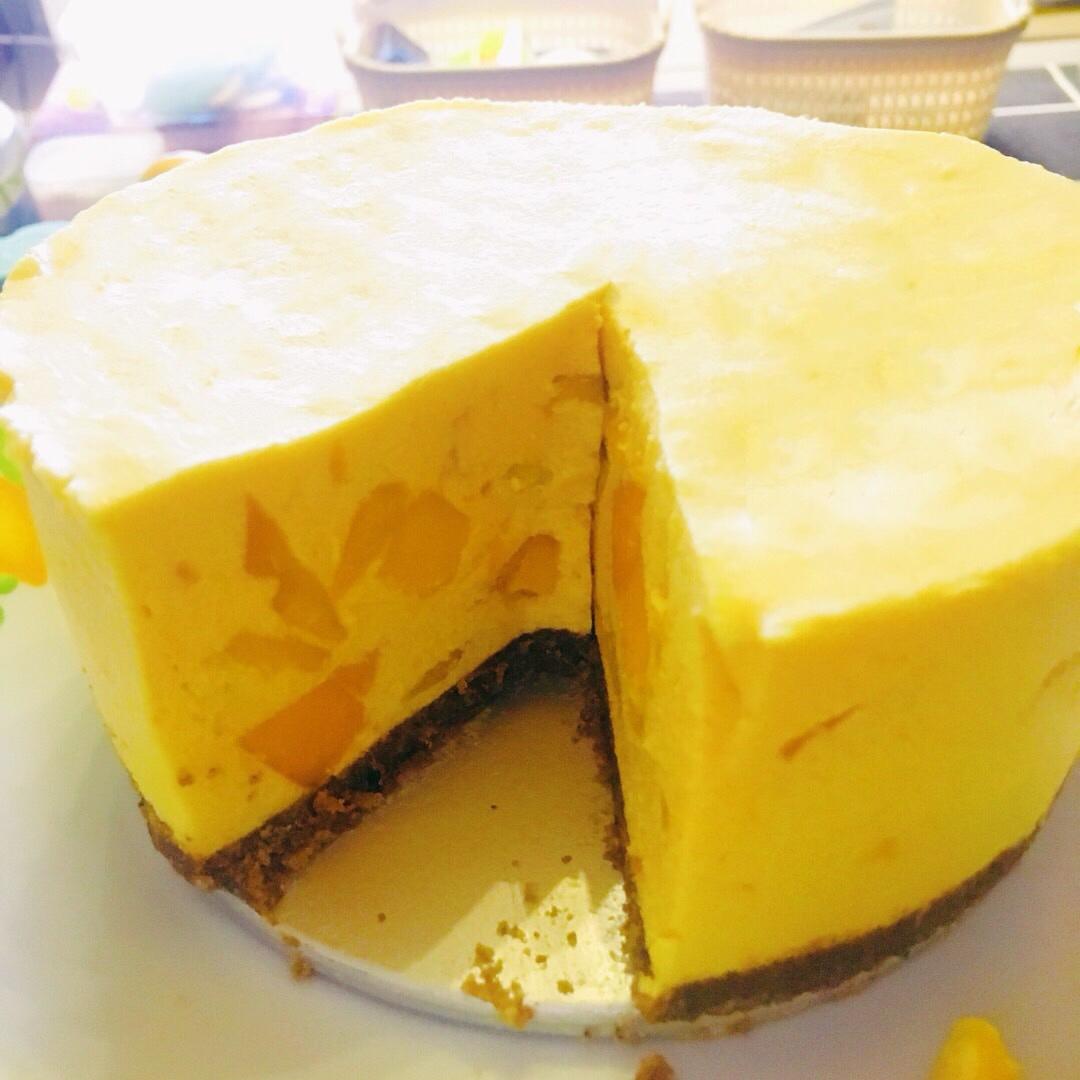 【视频】芒果慕斯（6寸） | 含镜面果胶配方