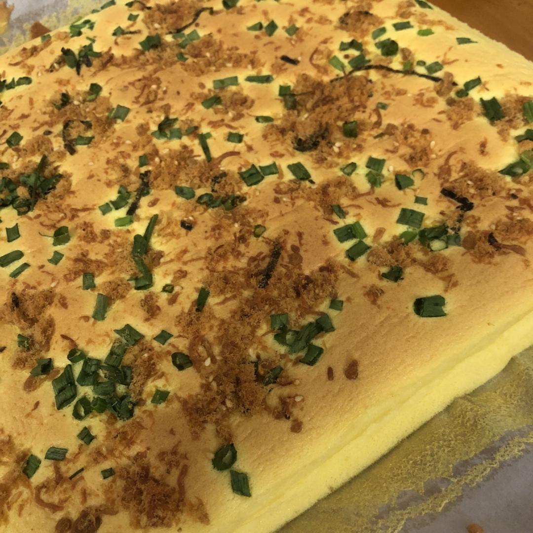 香葱肉松卷 蛋糕卷-无敌美味