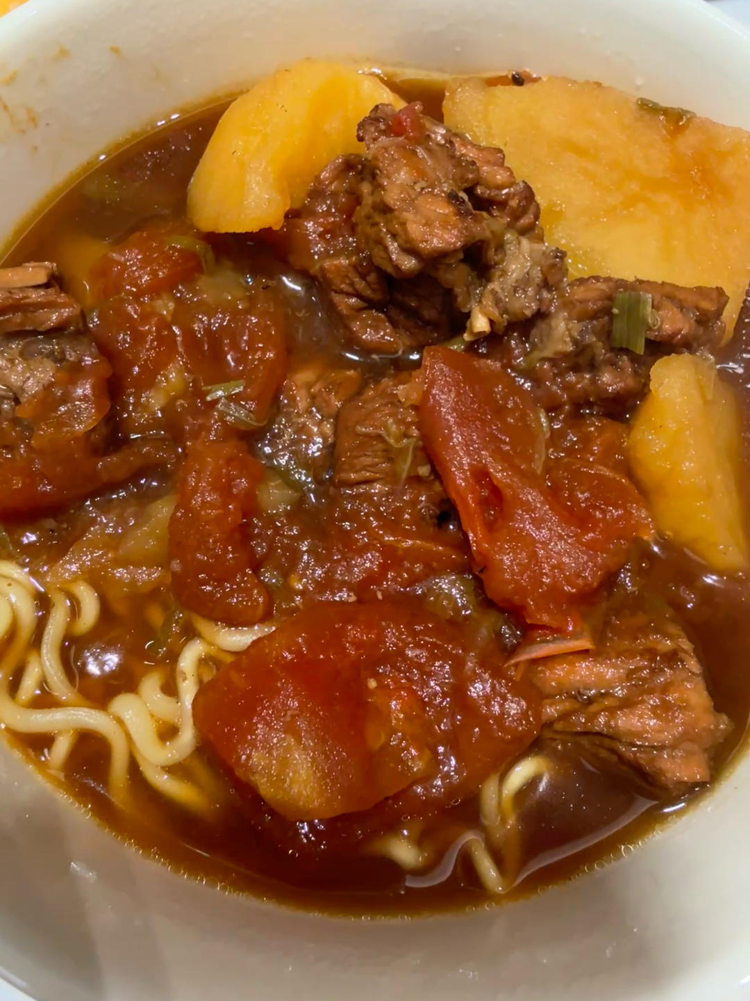 番茄土豆炖牛腩