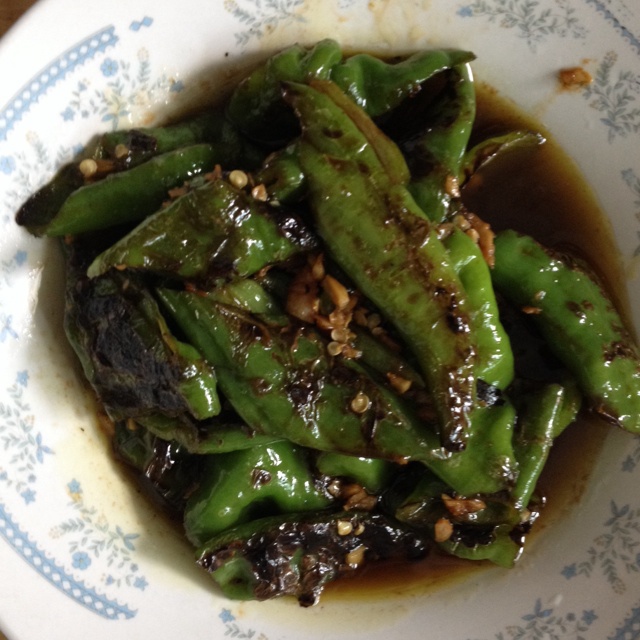 sunseasnow做的虎皮尖椒