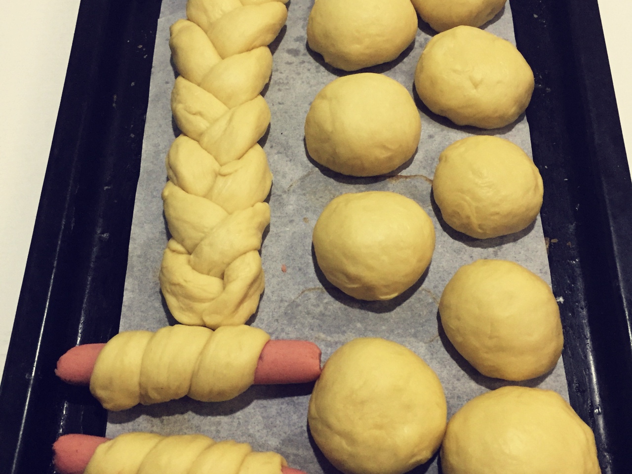 超松软北海道造型面包（简单易操作）的做法 步骤5