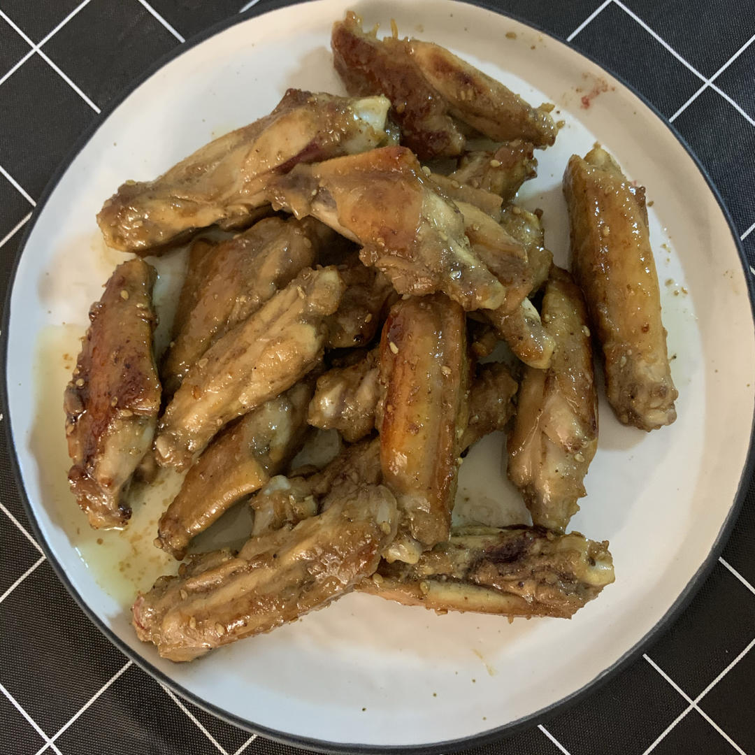 超快手孜然蜂蜜煎鸡翅