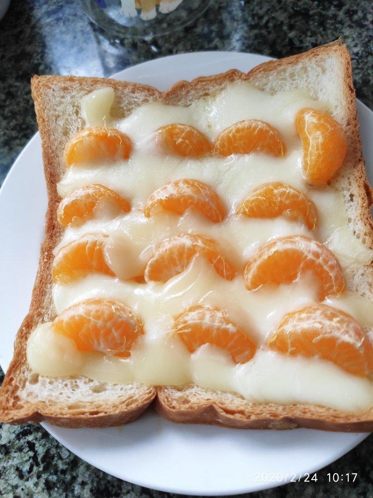 微波炉版吐司披萨