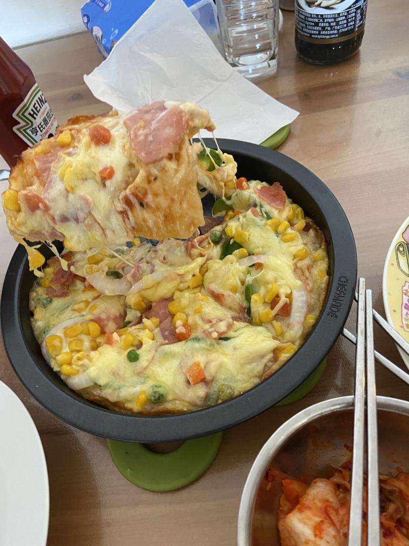 八寸披萨（附带饼皮做法）