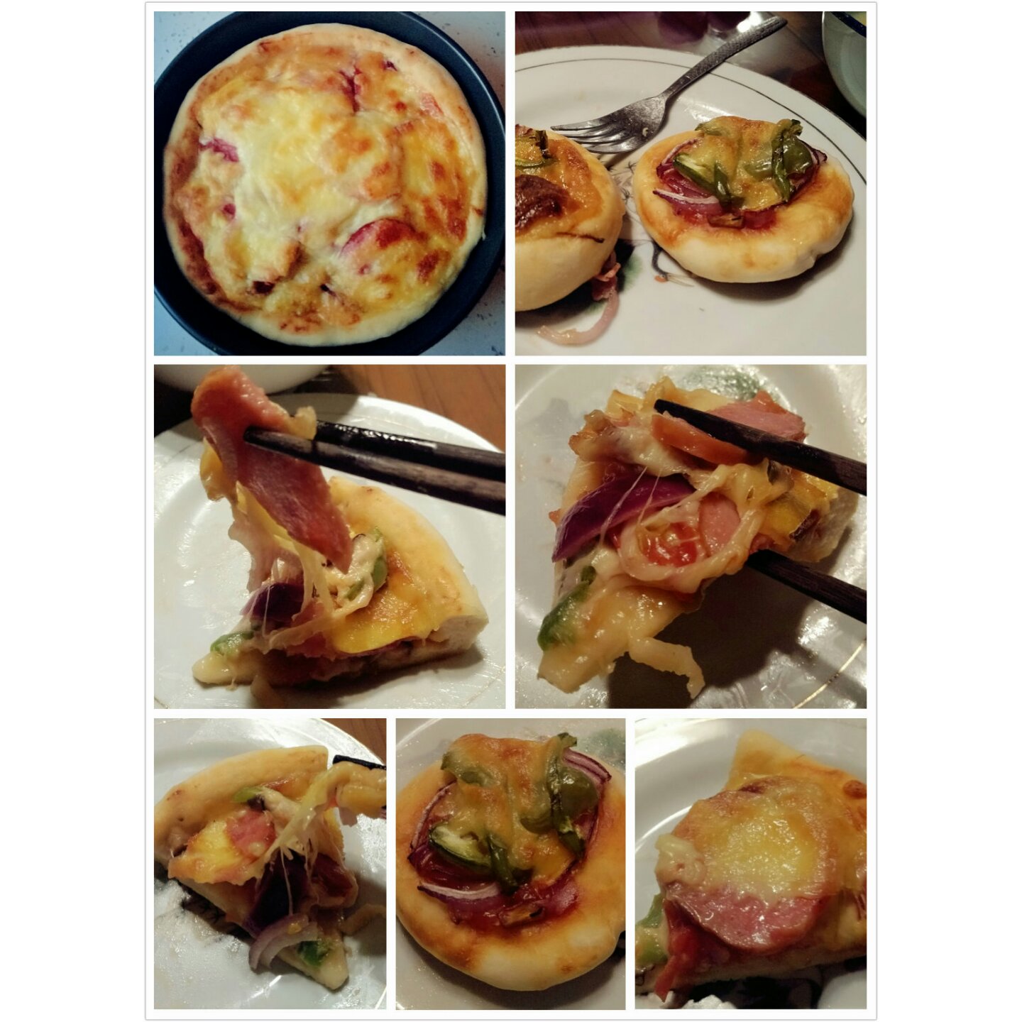 美味水果花边披萨