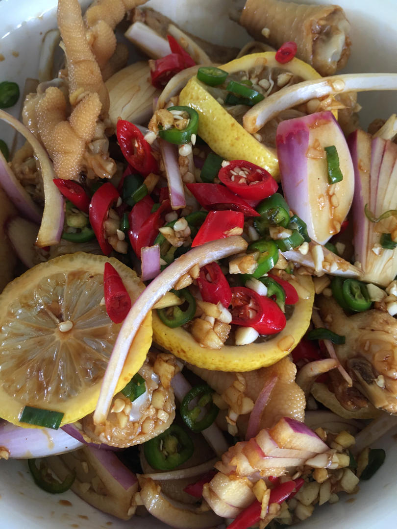 【柠檬酸辣鸡爪】自制超级无敌美味的网红鸡爪