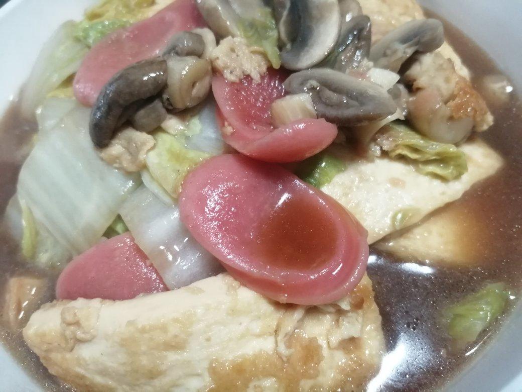 给肉都不换白菜豆腐煲