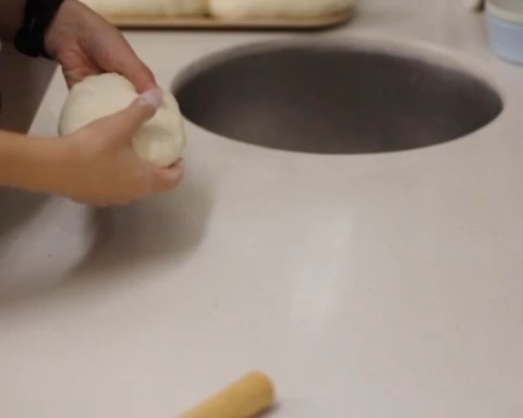 软绵无蛋纯奶大吐司（1000克模具）的做法 步骤7