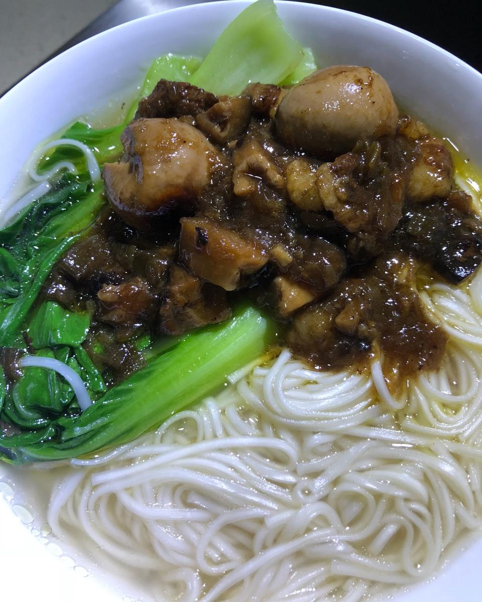 洋葱酥卤肉饭