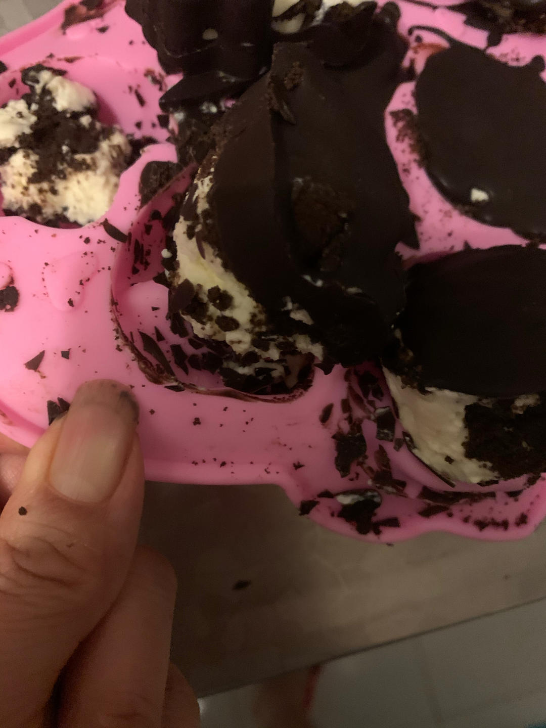 免蒸免烤✅一口沦陷的巧克力脆皮月饼🥮