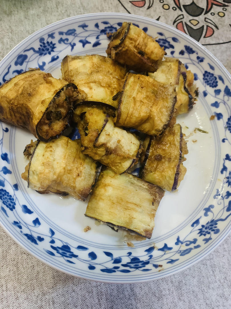 家常主食 炸茄盒 肉馅儿茄子