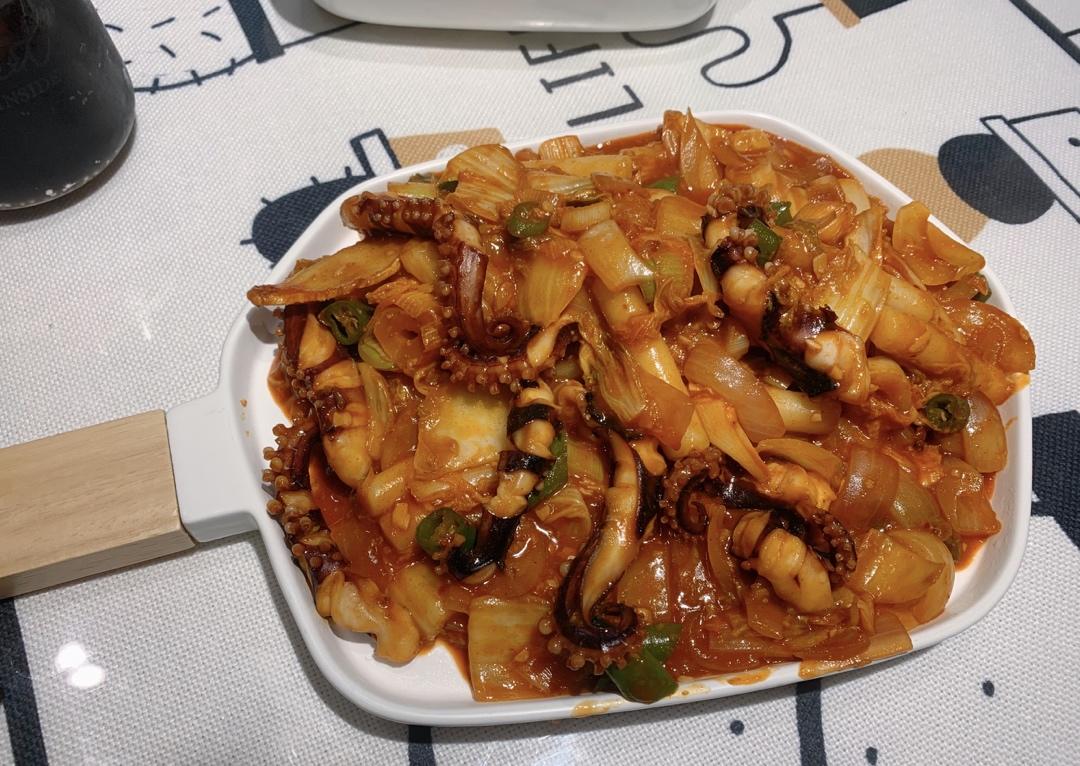 韩式辣炒鱿鱼