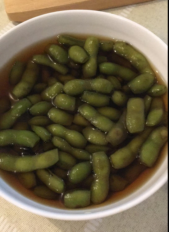 下酒好菜：糟卤毛豆