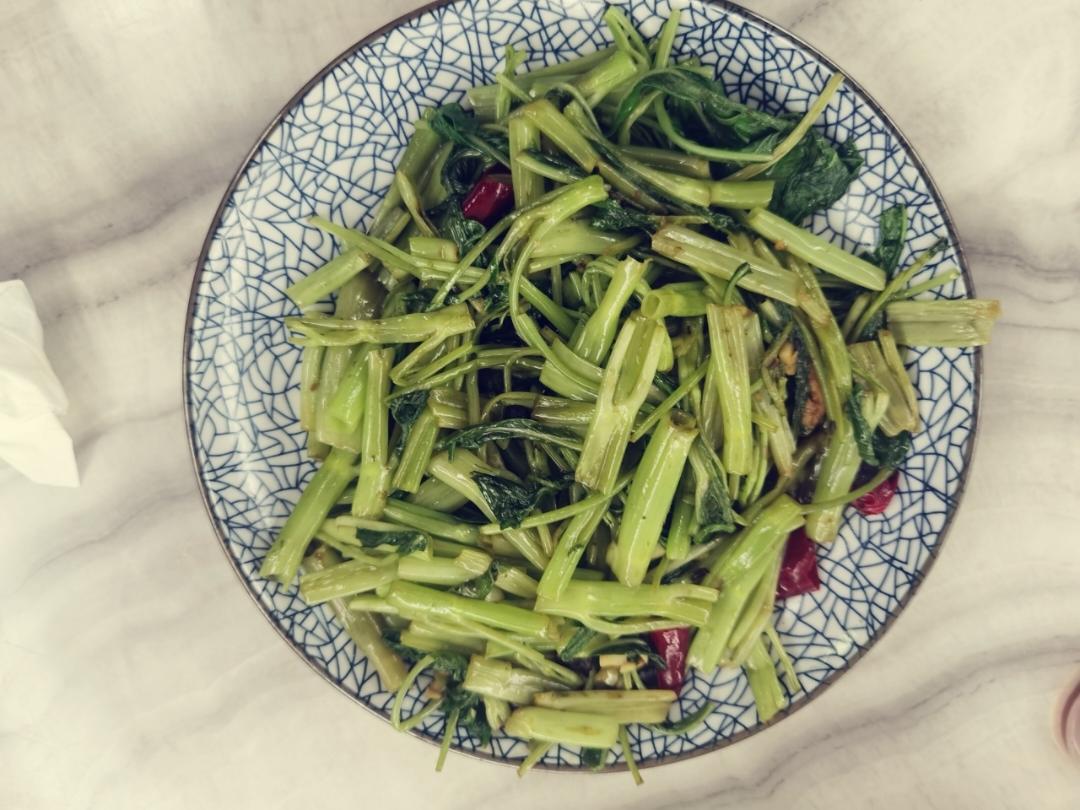 炒空心菜梗(南昌菜)